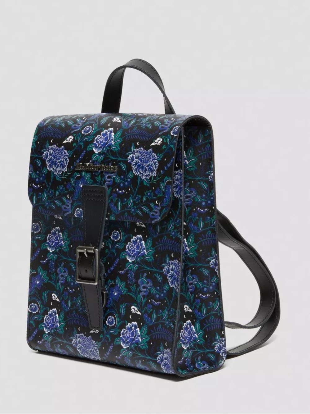 Dr. Martens Mystic Floral Leather Mini Backpack NWOT - Picture 2 of 6